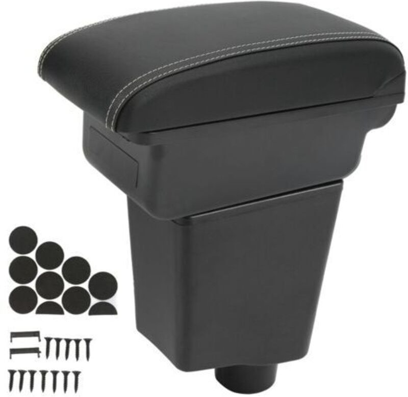 Armlehre Box Konsole Aufbewahrung künstliches Leder Ruhiger Abschluss Ersatz für Captur Clio 4 - Eosnow