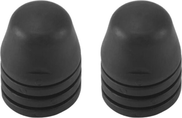 Tlily - 2 StüCke Schwarz Gummi Motor Haube StoßStange Stop Buffer 867827500A für Golf Fabia