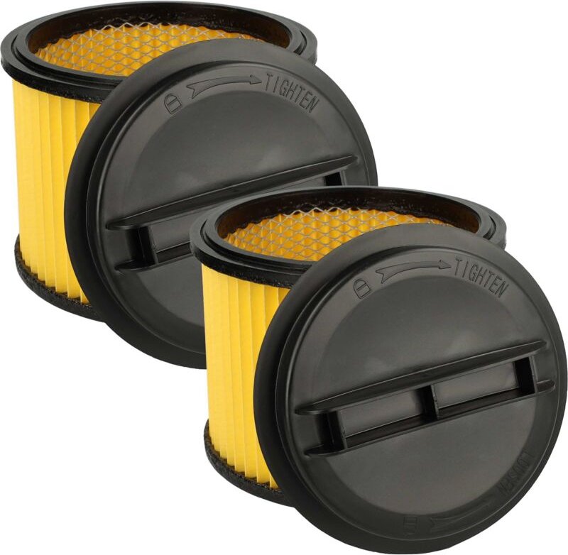 vhbw 2x Faltenfilter Ersatz für Einhell 2342175, 23.511.13, 2342167, 23.424.25, 23.421.75, 23.421.67 für Staubsauger - P...