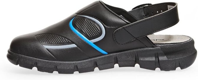 Abeba (7331) Clog Berufsschuhe Dynamic OB schwarz/blau 46