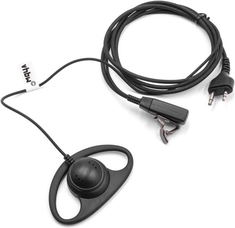 Vhbw - Headset kompatibel mit Midland XT511 Funkgerät - schwarz