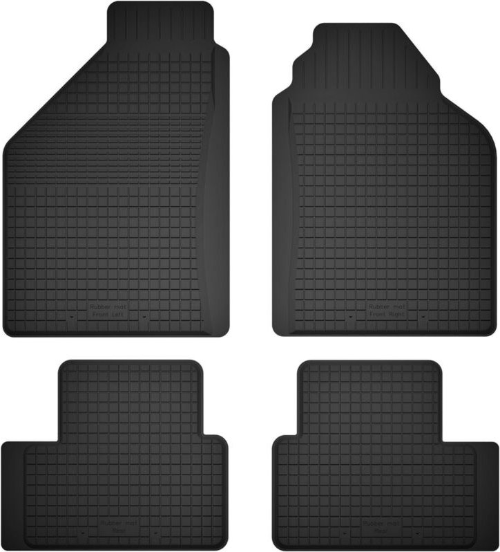 Satz mit 4 Gummifußmatten, universell passend für: Toyota Starlet P9 Schrägheck (1996-1999)