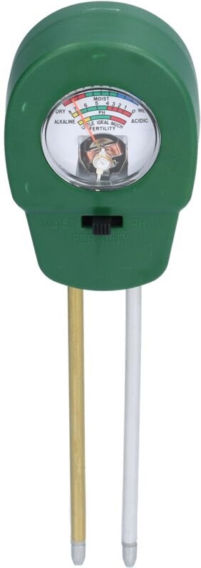Professioneller 3-in-1-Bodentester mit 2 Nadeln, großem Digitaldisplay, misst Bodenfeuchtigkeit, pH-Wert und Fruchtbarke...