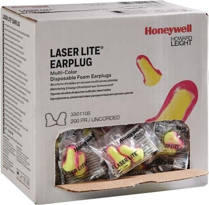 Honeywell - howard leight Gehörschutzstöpsel Laser Lite snr 35dB 200 Paar/Box