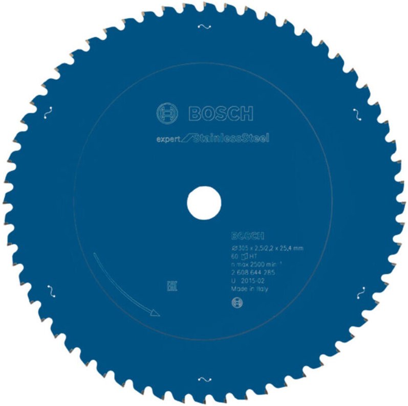 Kreissägeblatt Expert for Stainless Steel, 305 x 25,4 x 2,5 x 60 - Bosch