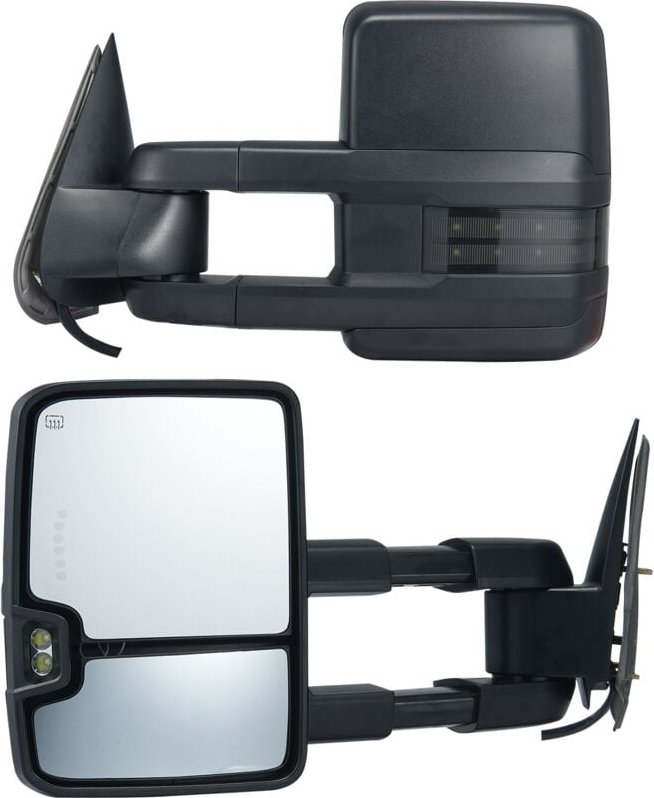 Mophorn-Abschleppspiegel, linkes und rechtes Paar-Set für Chevrolet Silverado (2014–2021)/GMC, elektrisch beheizt mit Si...