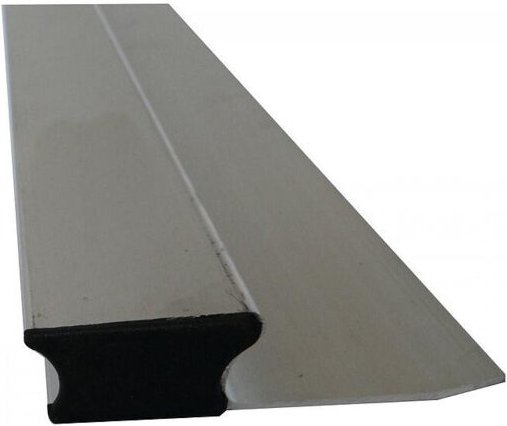 Glätteklinge Mondelin geschlossen 1,50m aus Aluminium H-Profil