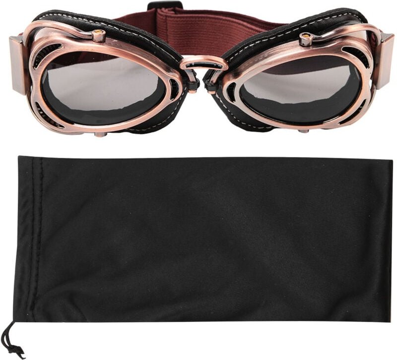 Eosnow Schutzbrille für Motorradfahrer, staubdicht, winddicht, ArC-förmige Brille (Bronzegrau)