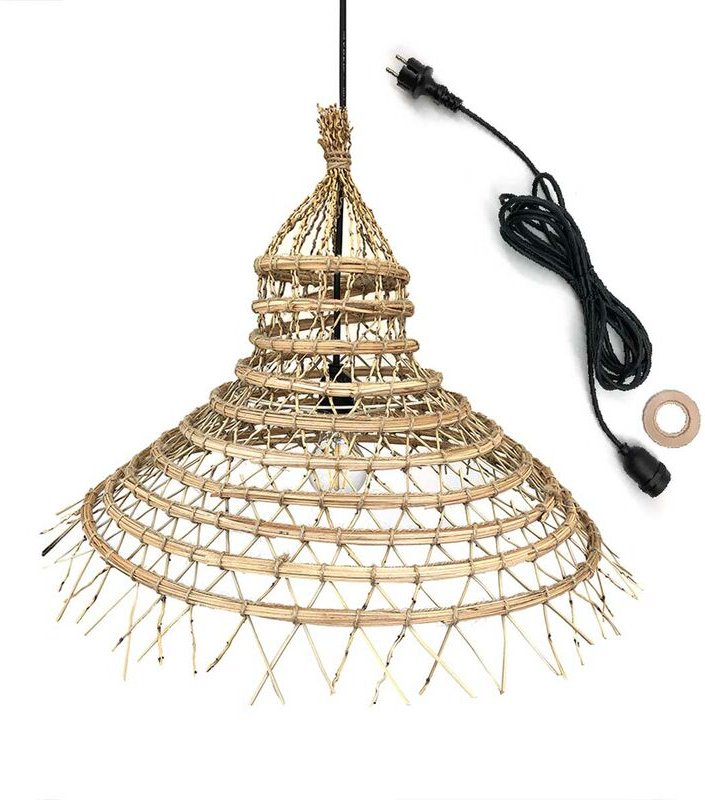 Lumisky - Hängeleuchte für den Außenbereich D60CM gaia outdoor cable - Beige