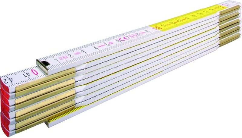 Holz-Gliedermaßstab Zollstock Meterstab Metermaß Zollstab, Ausführung: Type 617, 2m - Stabila