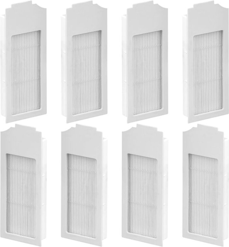 8 stück hepa Vakuum Filter für Ecovacs Deebot X1 Omni/ T10/ T10 Plus/ T10 Turbo/ T10 Omni, zubehör für Deebot Staubsauge...
