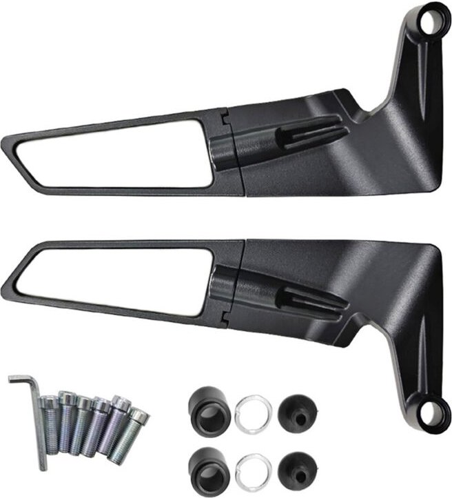 Motorrad-Rückspiegel, verstellbarer Windflügel-Seitenspiegel, kompatibel mit Z400, Z650, Z900, Z1000