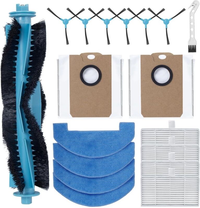 18 Zubehör-Set für Ultenic D10, Proscenic Q8, Trouver E10/E20 Pro/E20 Plus, Mova E10/E20, Mamibot EXVAC700 Pioneer, Lubl...