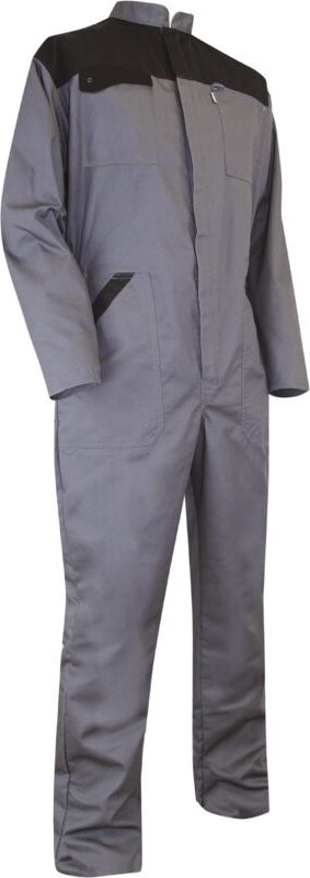 Overall LMA lebeurre Roggen zweifarbig einfach Verschluss grau/schwarz t.m - 4098 Roggen grau/schwarz 3