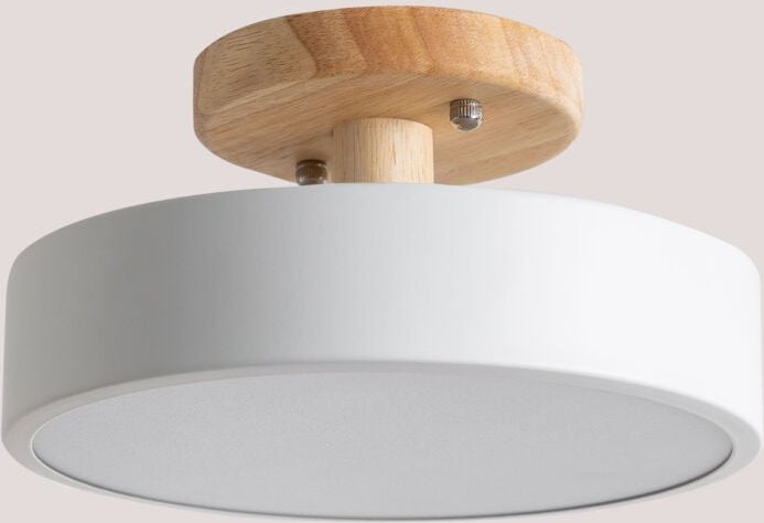 Sklum - LED-Deckenleuchte Zico Weiss