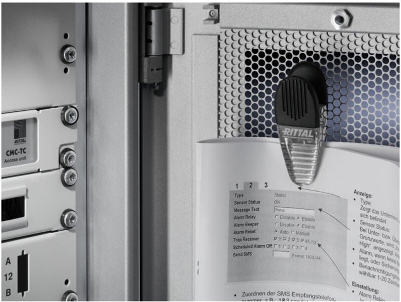 Dk 7950.200 Dokumentenklammer magnetisch 2 St. - Rittal