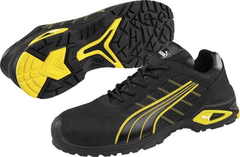Puma Safety Shoes - ism Sicherheitsschuh EN20345 S3 Amsterdam Low Gr. 41 Nubukleder Aluminiumkappe