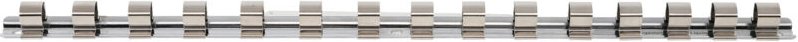BGS Aufsteckschiene mit 15 Clips 12,5 mm