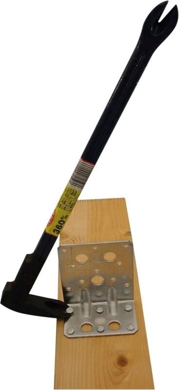 No Brand - Nageleisen extra dünn für Ankernägel Länge 360 mm Kuhfuß Brechstange Kistenöffner