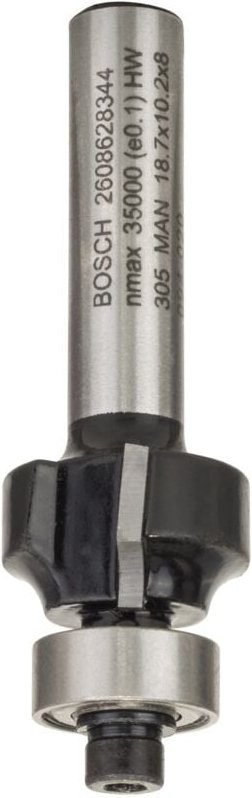 Accessories 2608628344 Abrundfräser Hartmetall Länge 53 mm Schaftdurchmesser 8 mm - Bosch