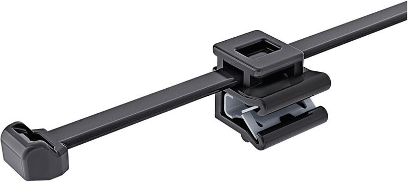 Hellermanntyton - 156-03064 T50ROSEC5B-PA66W-BK Kabelbinder 200 mm 4.60 mm Schwarz Kabelbündelung quer