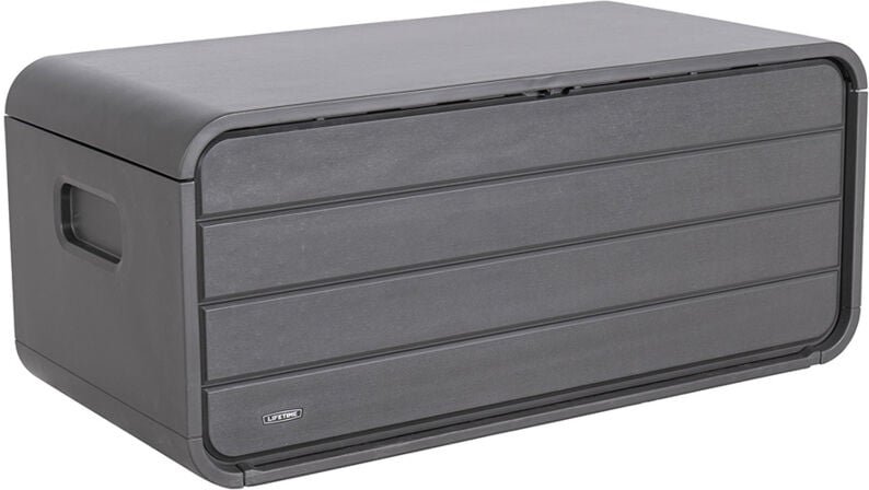 Thumbnail - Kunststoff Gartenbox Space l 515 l Kissenbox & Auflagenbox Anthrazit 72x147x65 cm - Lifetime
