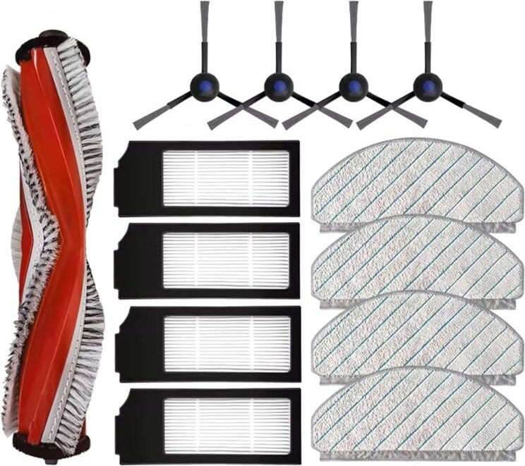Für C12 / Plus Wichtigsten Seite Pinsel Filter Mopp Tuch Zubehör