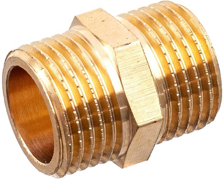 Pneumatischer Reduziernippel Messing 1/2 Für Luftinstallation