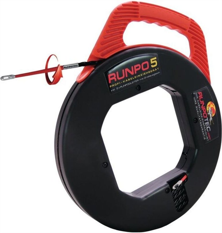 Runpotec - Kabeleinziehgerät runpo 5 Bandlänge 30 m Biegeradius 15 mm - 10014