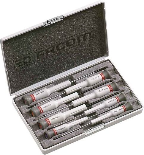 Facom AEF.J6 Handschrauber mit Wechselklingen, 5-tlg