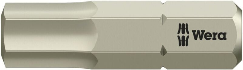 Bit rostfrei 1/4 din 3126 C6,3 Innensechskant 6x25mm Wera