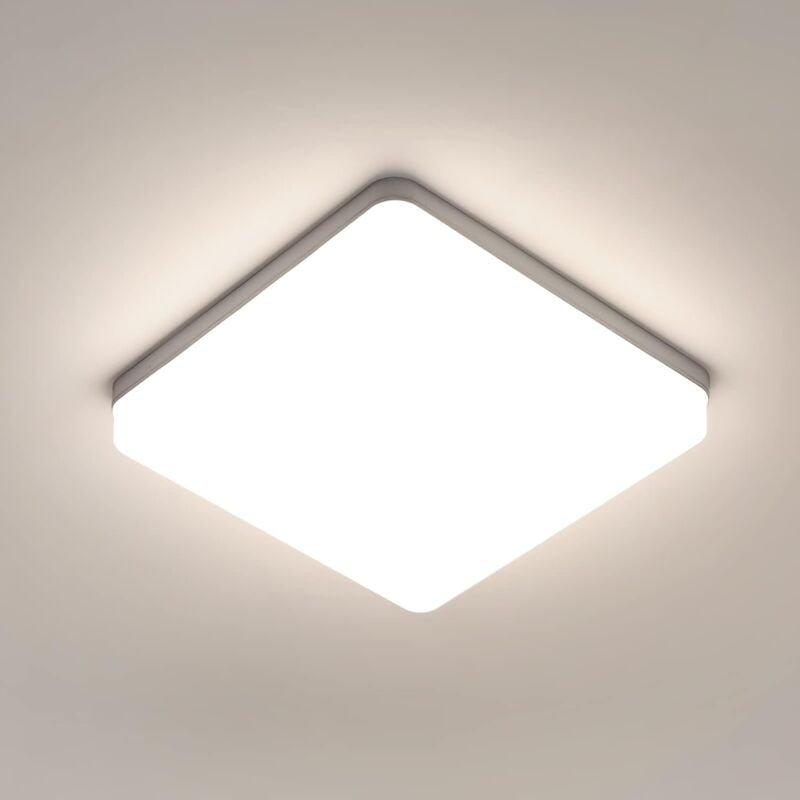 Goeco - LED-Deckenleuchte Moderner Quadratischer, 36W 4050LM Natürliches Licht 4000K für Wohnzimmer Schlafzimmer Balkon ...