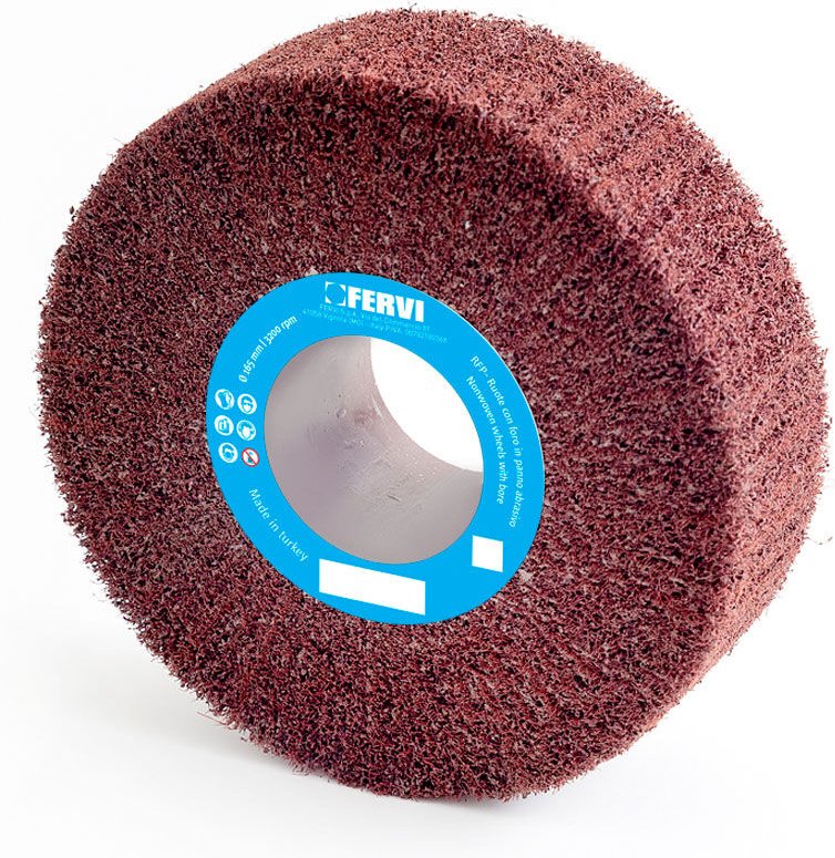 Fervi - Rad mit Loch im Schleifgewebe 200 x 50 x 110 mm mittel rfp200/50m