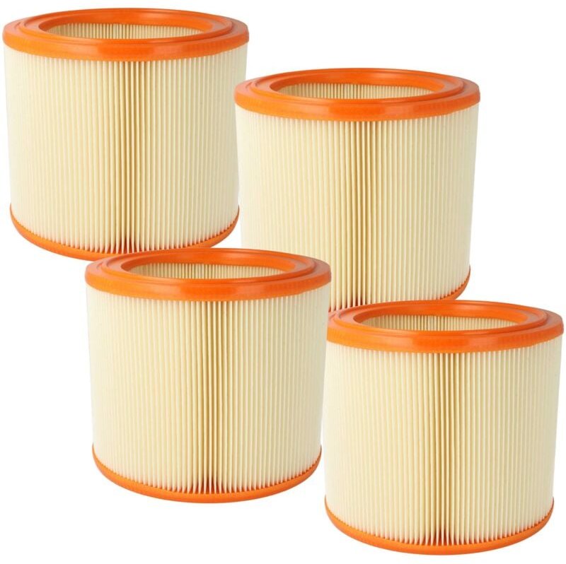 4x Lamellenfilter kompatibel mit Nilfisk B00B71XO68 Handstaubsauger - Vhbw