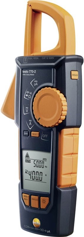 770-2 Stromzange, Hand-Multimeter digital cat iii 1000 v, cat iv 600 v Anzeige (Counts): 400 - Testo