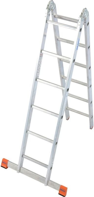 Aluminium-Gelenk-Doppelleiter monto TriMatic 4,40 m Klappleiter - Krause