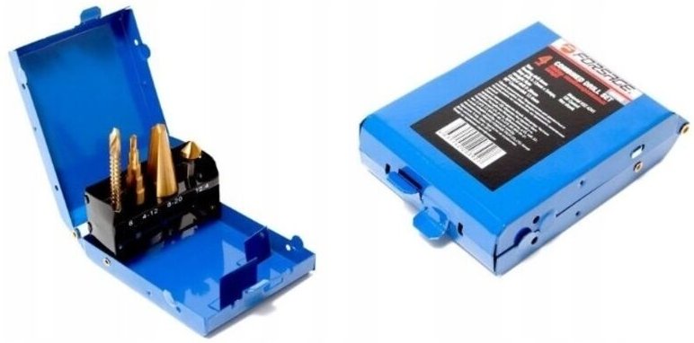 Bohrer, Reibahle, Senker, 4-teiliges Set