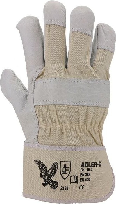 Thumbnail - ASATEX ADLER-C Handschuhe Adler-C Gr.10,5 naturfarben Rindnarbenleder