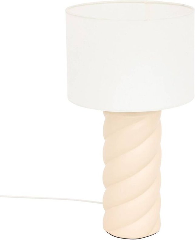 Tischlampe Noly Keramik Beige H44cm - Atmosphera créateur d'intérieur