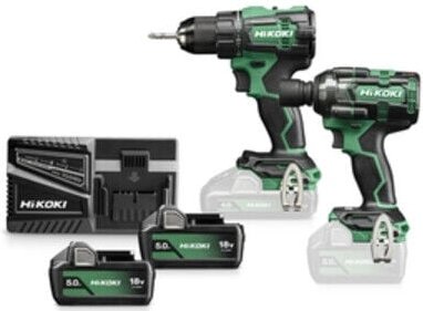 Hikoki - Combo-Kit Akku Bohrschrauber + Schlagschrauber KC18DE