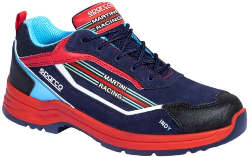 07537MR Indy Sanremo esd S3S sr Sicherheitsschuh, Blau/Rot, 44 - Sparco