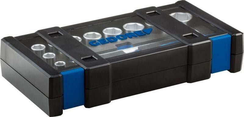 GEDORE Steckschlüssel-Set 1/2" 15-teilig 6-kant 10-32mm 19 DMU-20