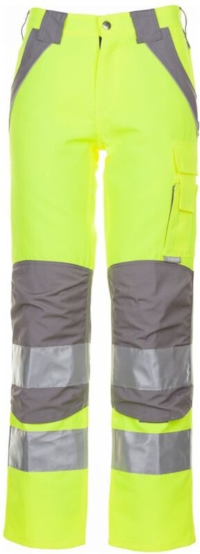 Plaline Warnschutz Bundhose gelb/zink 50 - Planam