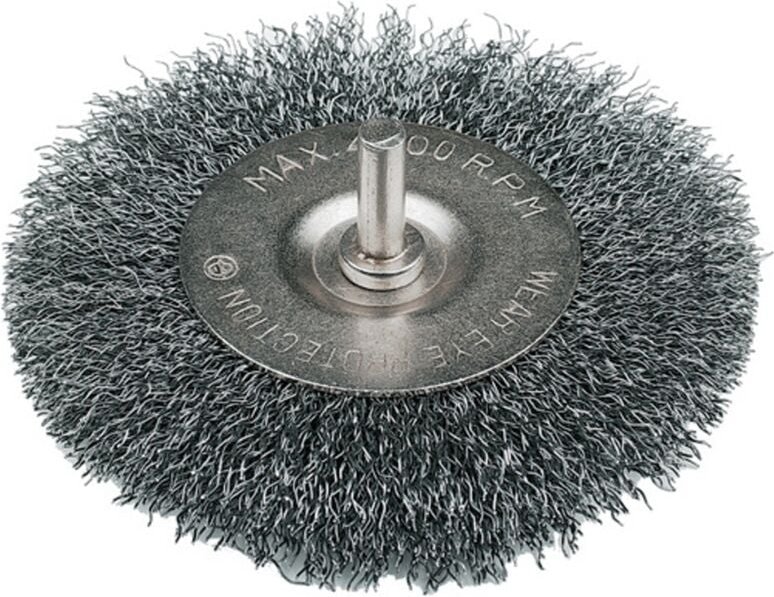 Stahldraht-Scheibenrundbürste, gewellt 50 mm