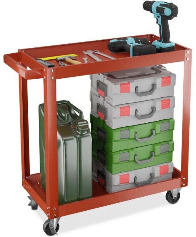 Werkzeugwagen mit 2 ablagen 8