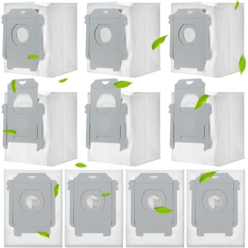 10er-Pack Staubsaugerbeutel für iRobot Roomba i7 i7+ i7 Plus S9 S9+ i3 i3+ i4 i4+ i6 i6+ i8 i8+ J7 J7+ E5 E6 E7 Ersatzbe...