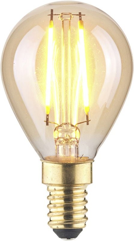 LightMe LM85053 LED E14 Tropfenform 2.5 W Bernstein (Ø x L) 45 mm x 80 mm 1 St.