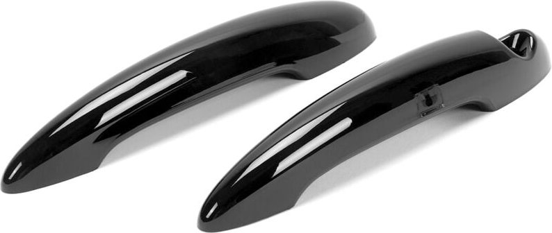 Tlily - Außentürgriffabdeckung für R50 R52 R53 R55 R56 R57 R58 R59 R61, glänzend schwarz