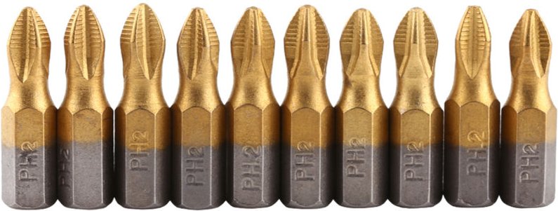 PH2 Magnetischer Schraubendreher-Bit-Satz mit 1/4"-Sechskantschaft für elektrische und manuelle Bohrmaschinen