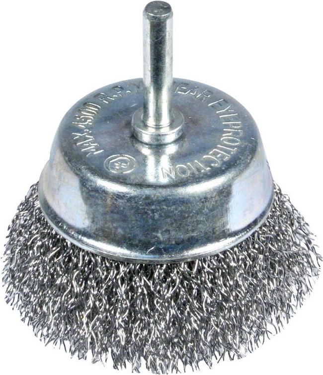 Topfbürste mit 75mm Schaft ZN - E-561-6075